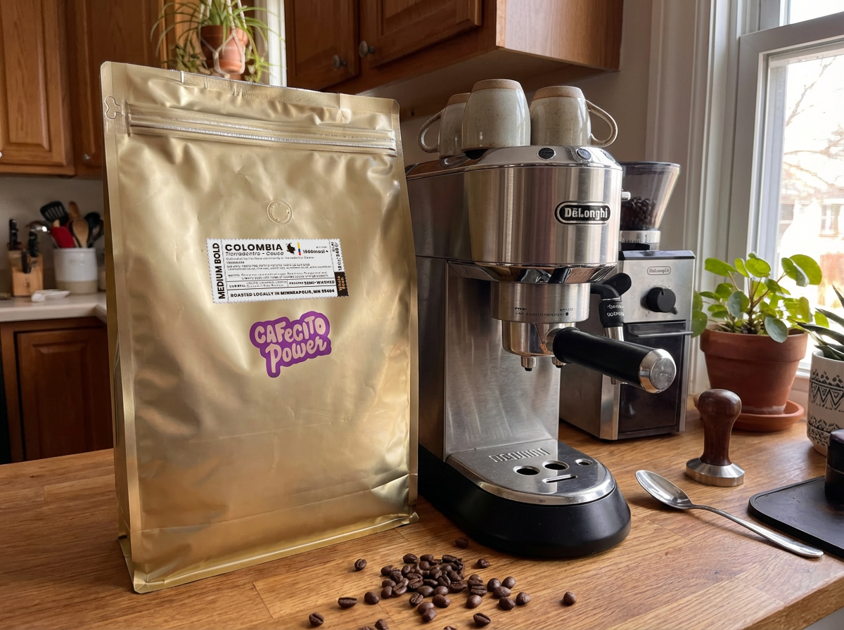 Cafecito Power - Medium Bold Roast - 12 Oz