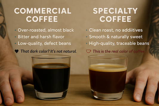 Commercial Coffee vs. Specialty Coffee: What’s Really in Your Cup