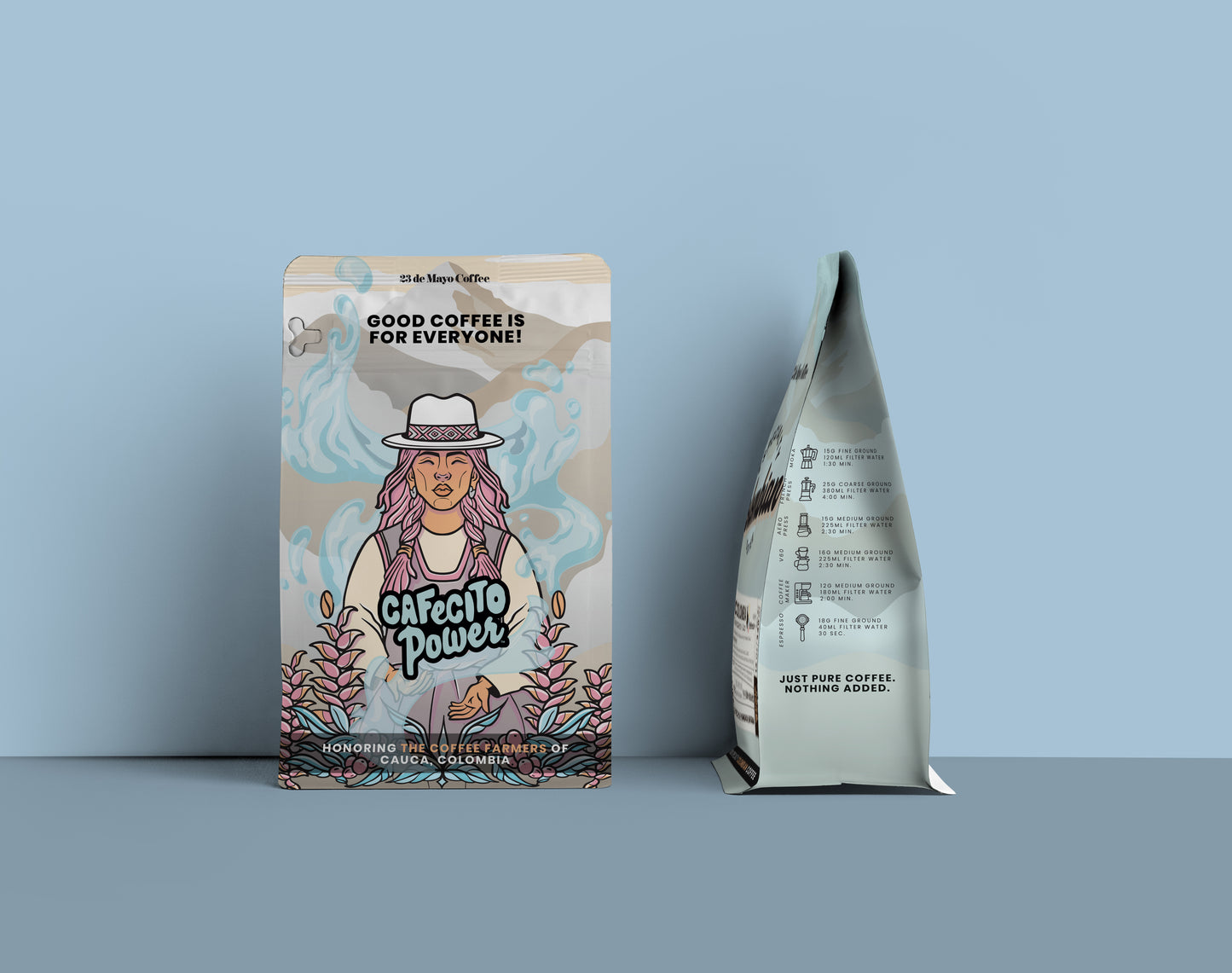 Cafecito Power - Medium Bold Roast - 12 Oz