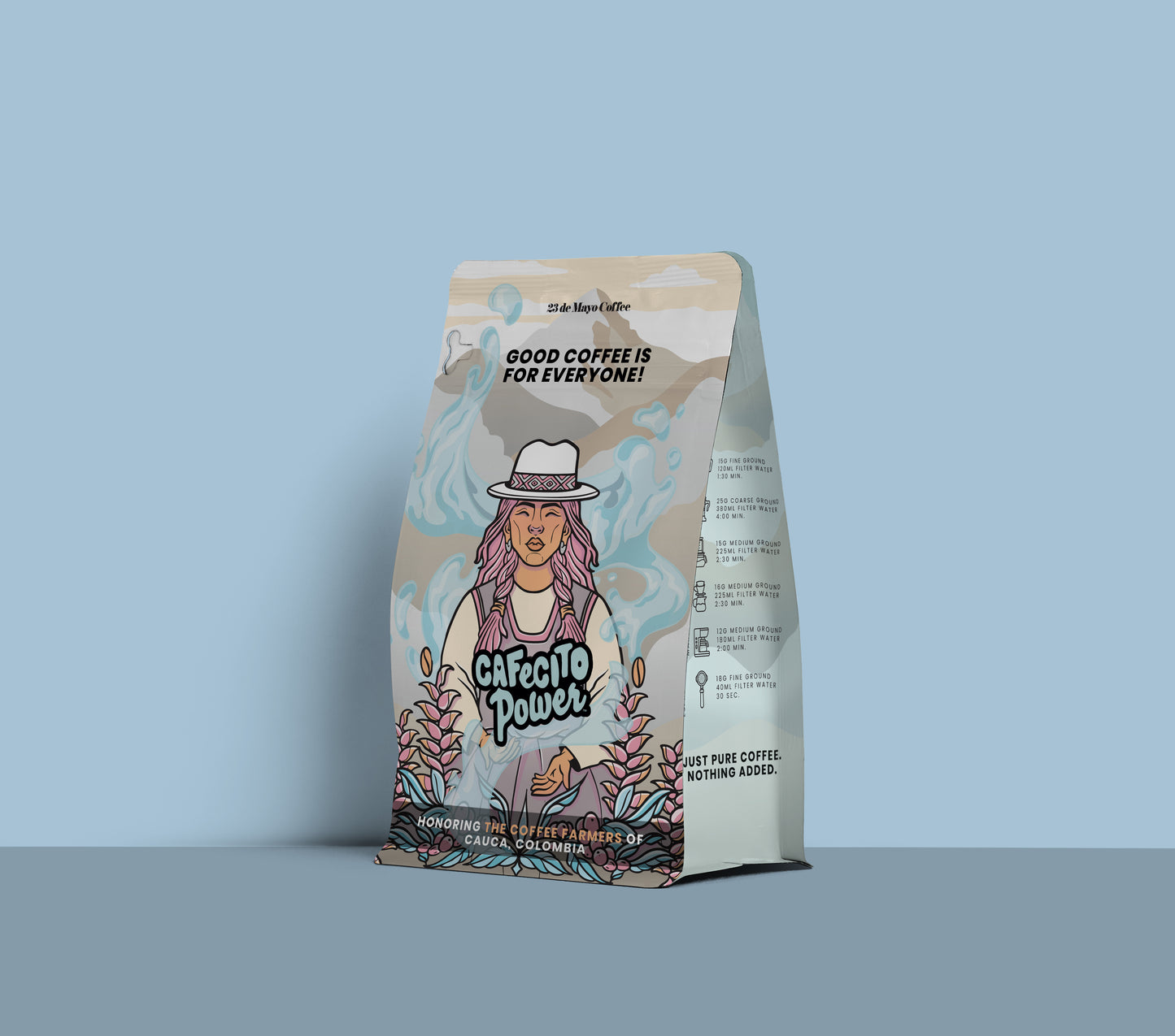 Cafecito Power - Medium Bold Roast - 12 Oz