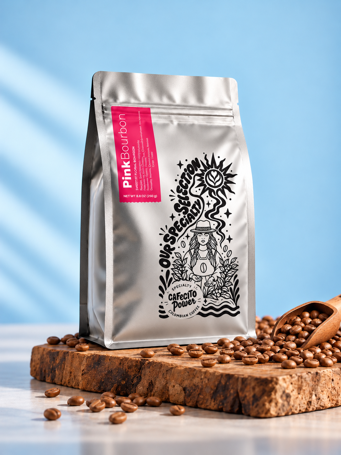 Cafecito Power - Pink Bourbon - 8,8 Oz