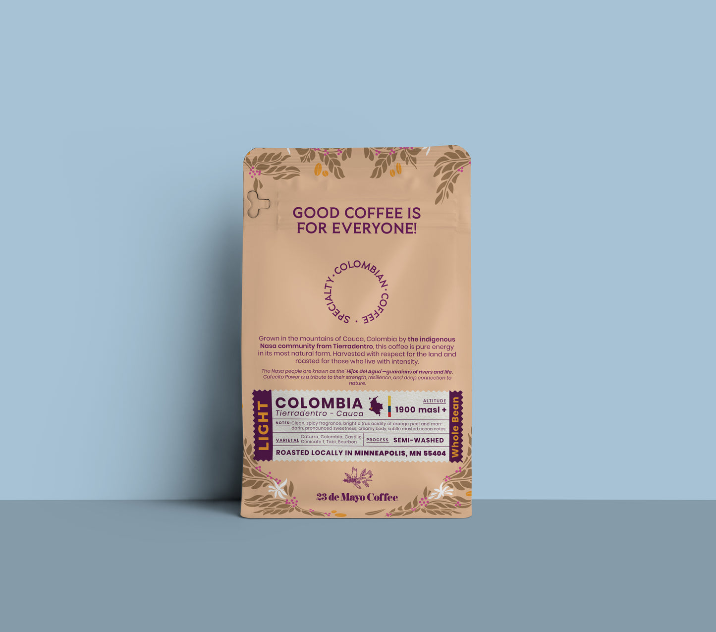 Cafecito Power - Light Roast - 12 Oz